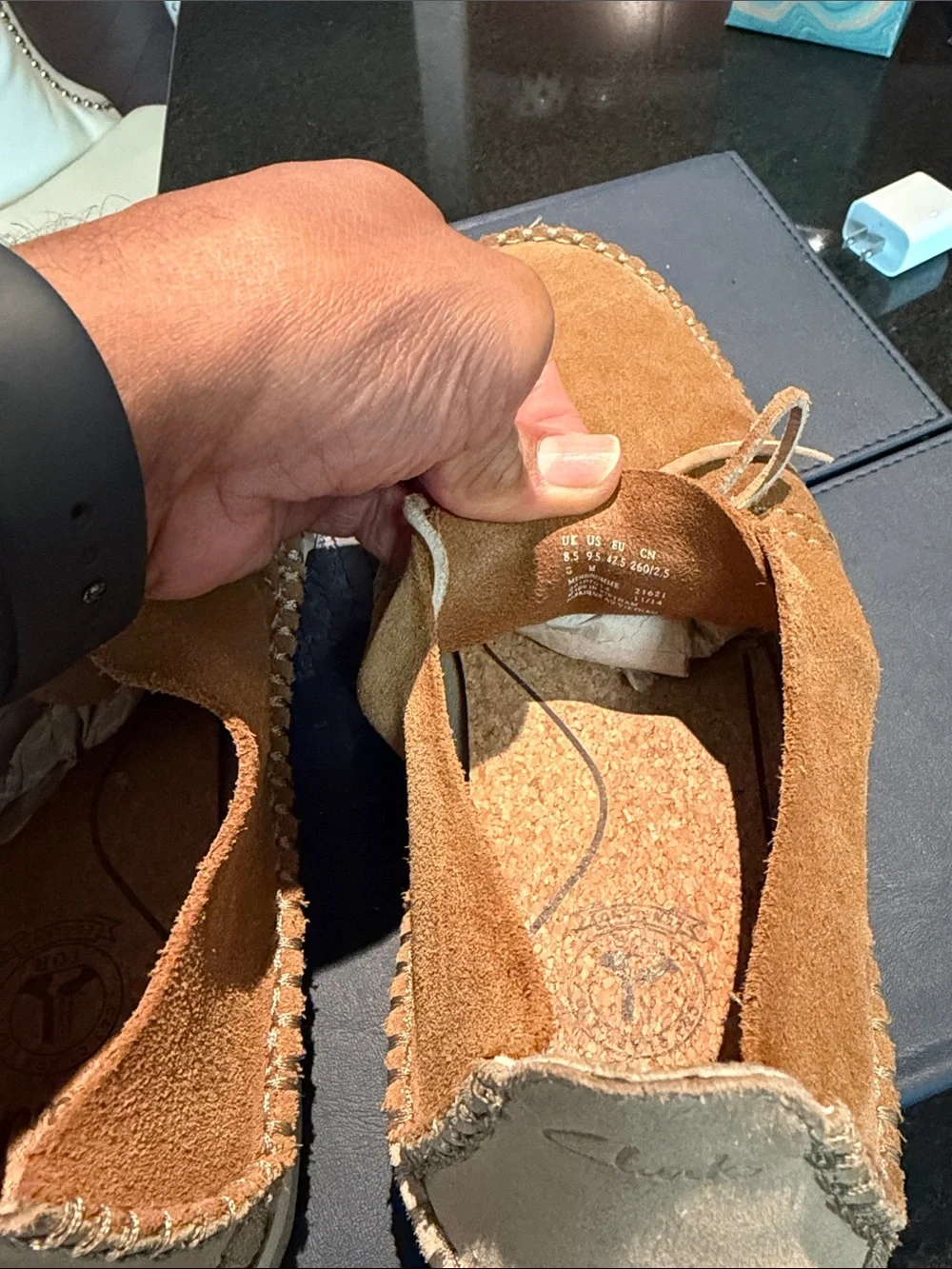 Clarks Men’s Suede Chukka Boots in Tan